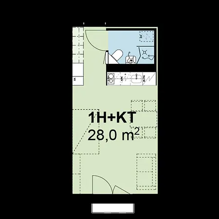 Convenient For 2 Apartment